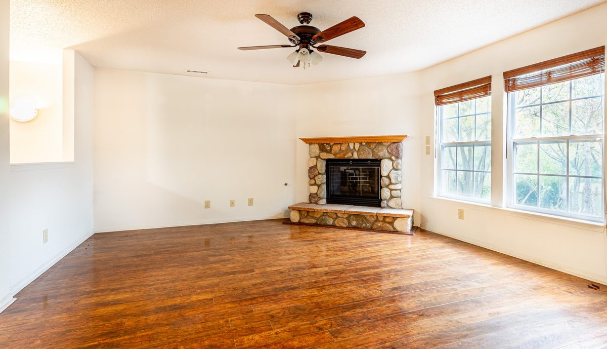 Stone Fireplace